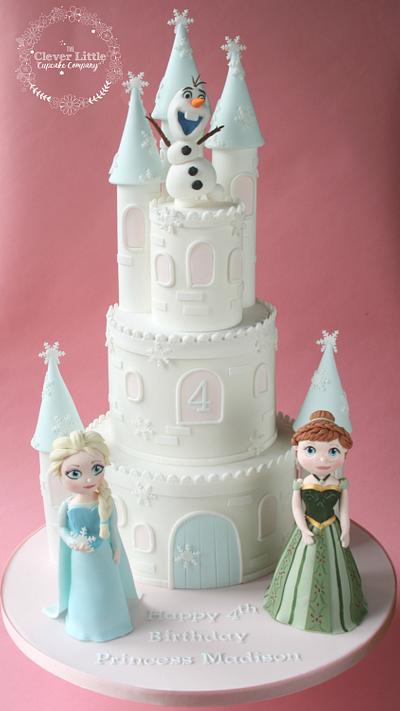 Frozen Castle Cake - Cake by Amanda’s Little Cake Boutique