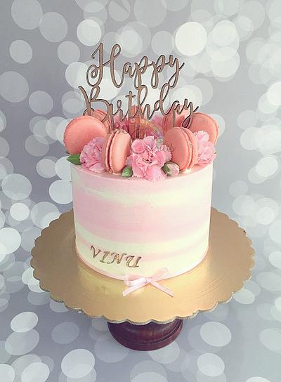 Pink Buttercream - Cake by Joonie Tan