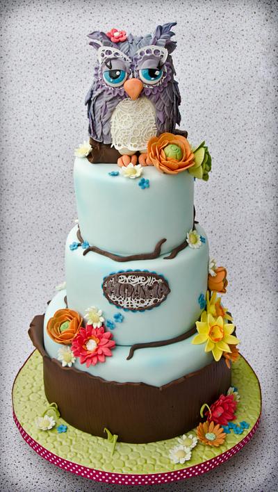 Lady owl cake - Cake by Maria Schick