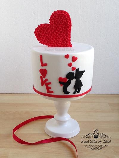 Love is in the Air - Cake by Sweet Side of Cakes by Khamphet 