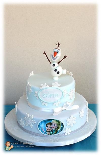 Cake topper Olaf - Cake by Sara Solimes Party solutions