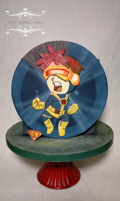 Superjosh collaboration - Cyclops - Cake by AWG Hobby Cakes