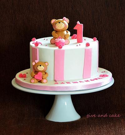 Teddy bear cake - Cake by giveandcake