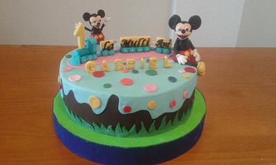 MICKEY MOUSE CAKE - Cake by Camelia