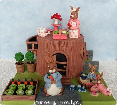 Easter  family - Cake by Creme & Fondant