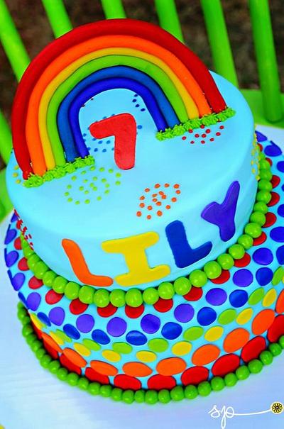 Rainbow Birthday - Cake by cakeisagoodthing