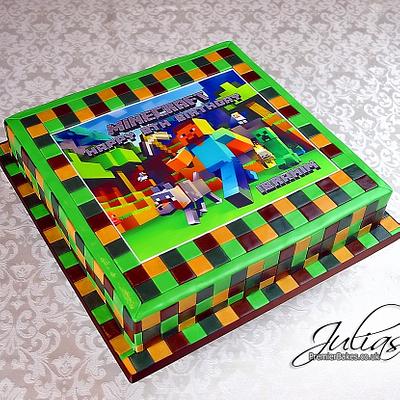 Minecraft cake - Cake by Premierbakes (Julia)