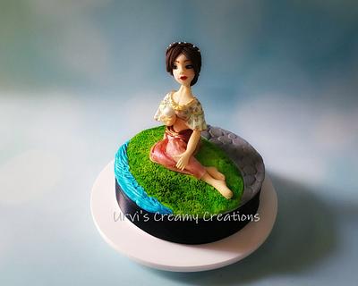Girl with a Pearl - Cake by Urvi Zaveri 