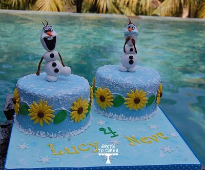 Olaf in the tropics - Cake by Devoted To Cakes