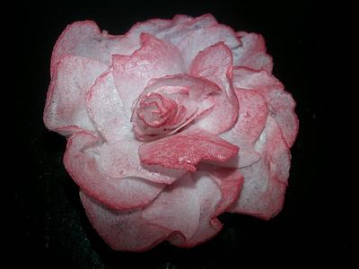 rose wafer - Cake by Jacqueline