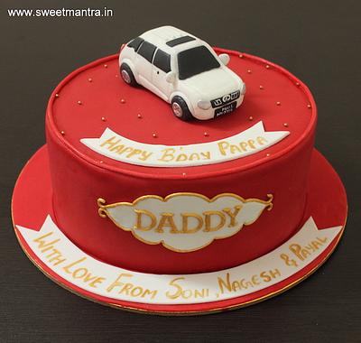 Car cake for Dad - Cake by Sweet Mantra Homemade Customized Cakes Pune