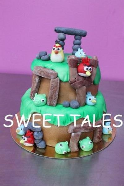Angry birds  - Cake by SweetTales