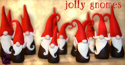 jolly gnomes - Cake by Enticing Cakes Inc.