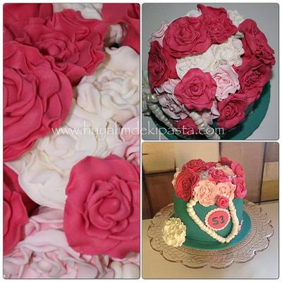 Rose Cake... - Cake by Hayalimdeki Pasta