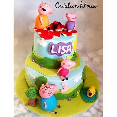 peppa pig cake - Cake by creation hloua