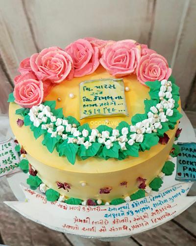 Wedding Invitee Card theme  Cake /Rasmalai Cake - Cake by OCCAZIVE CAKES N DESSERTS