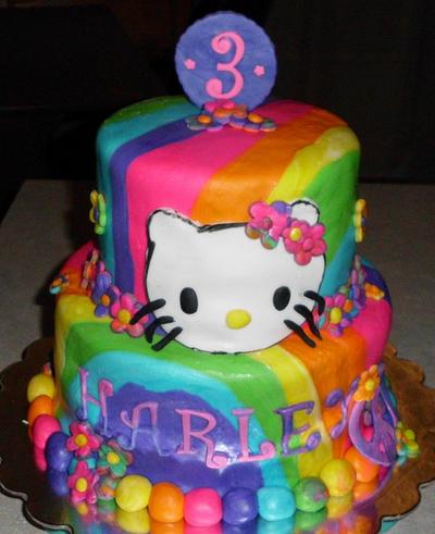 Double Rainbow Cake - Cake by Carrie Freeman