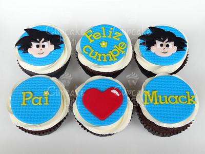 Goku Cupcakes - Cake by CupcakeCity
