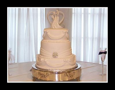 My First Wedding Cake - Cake by SassyCakesandMore