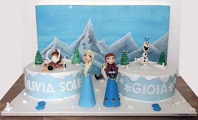 very extra large Frozen Cake! - Cake by Giogio