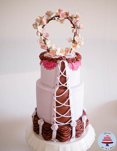 Dress Inspired Sweet Sixteen Cake  - Cake by Veenas Art of Cakes 