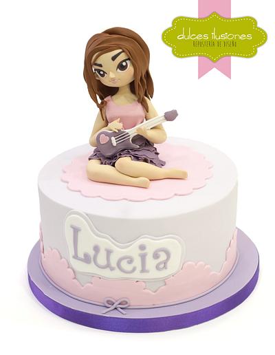 Violeta's Cake - Tarta Violeta - Cake by Dulces Ilusiones