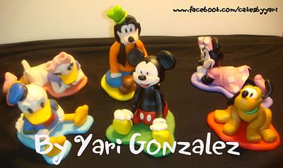 Mickey And Friends Cake Toppers - Cake by Yari 
