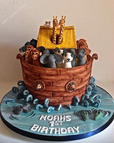 Noahs Arc cake for little Noah :) - Cake by Ellie @ Ellie's Elegant Cakery