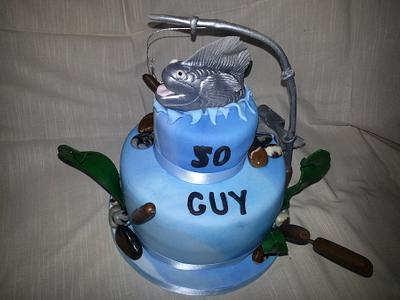 Fishing  - Cake by Carole's Cakes