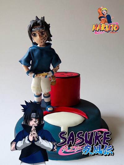 Uchiah Sasuke - Naruto - Cake by Pepper Posh - Carla Rodrigues