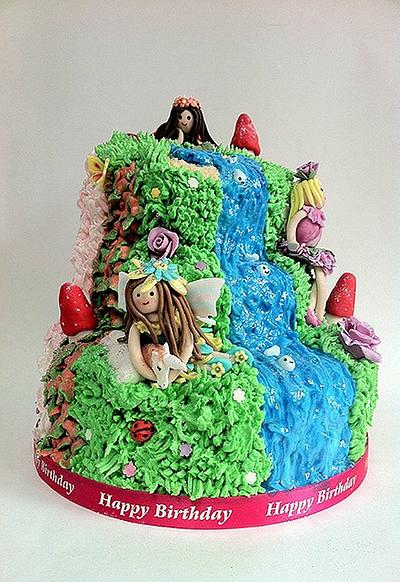Three Tier Fairy Cake - Cake by Maria