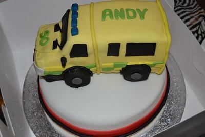 Ambulance cake - Cake by Mandy