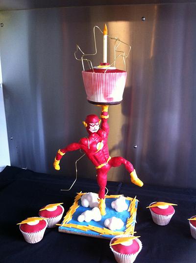 The Flash (aka Barry) - Cake by cakebelly
