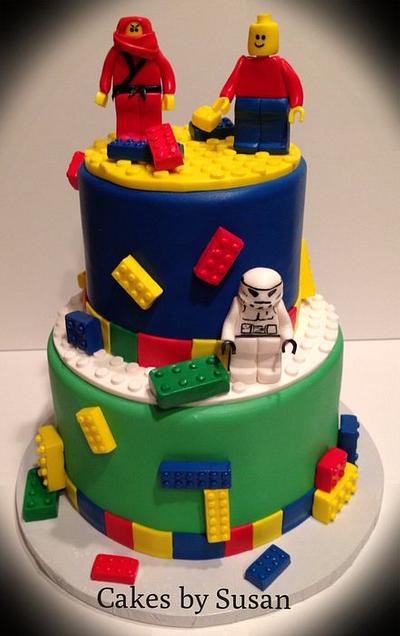 Lego birthday cake - Cake by Skmaestas