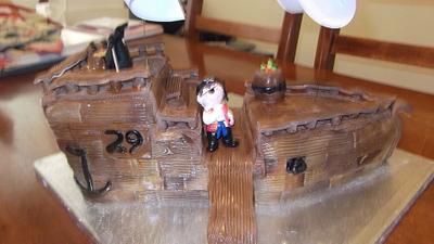 Pirate Ship Cake :) - Cake by Little Lovebirds Cakes