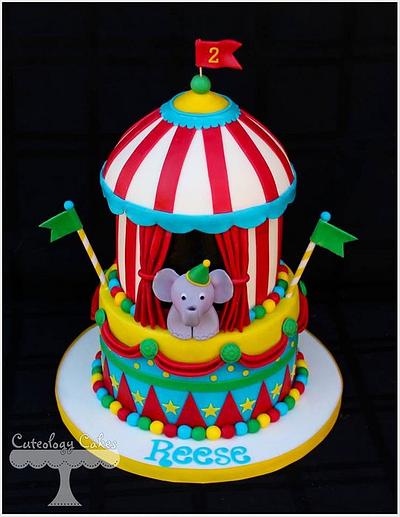 Step right up! Circus Cake  - Cake by Cuteology Cakes 