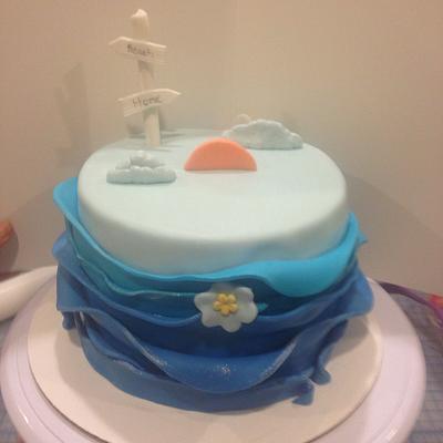 Water & Sky Cake - Cake by Joliez