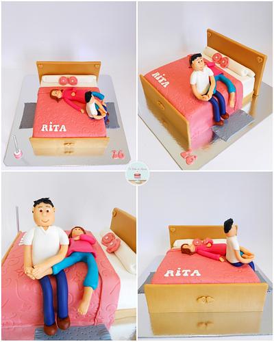 Bed Cake - Cake by Ana Crachat Cake Designer 