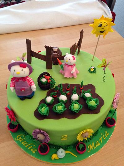 Country hello Kitty - Cake by ajusa119