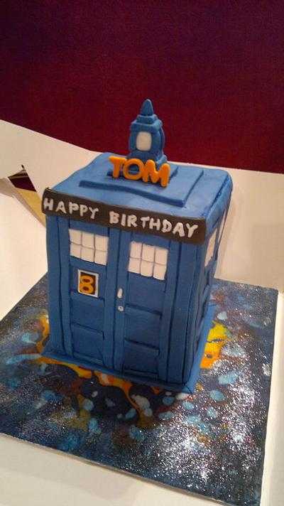 Tardis & Dr.Who inspired cake - Cake by AWG Hobby Cakes