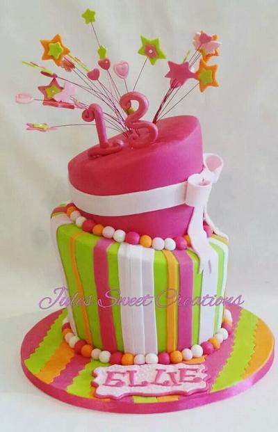 My first Topsy Turvy Cake - Cake by Jules Sweet Creations