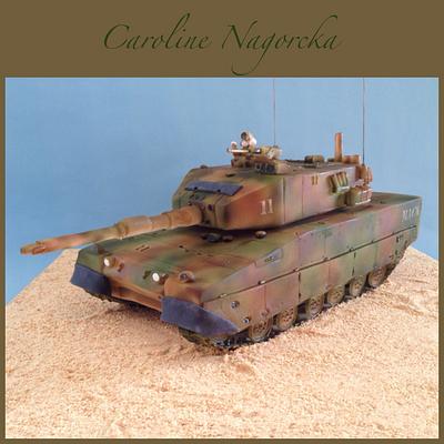 Army Tank - Cake by Caroline Nagorcka - Sculptress of Cakes