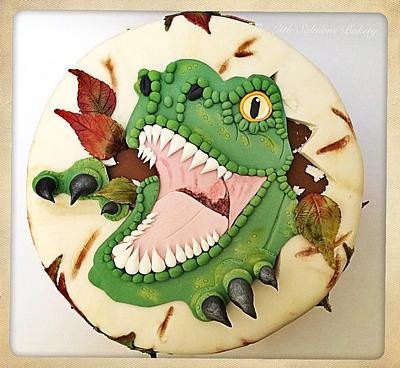 Dinosaur Cake - Cake by The Little Salmons Bakery