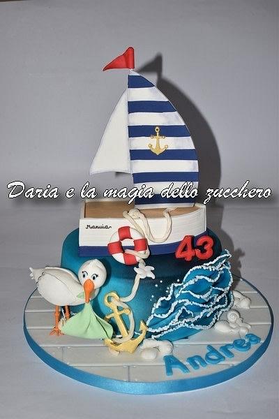 Sailor boat cake - Cake by Daria Albanese