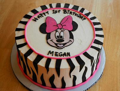 Minnie Mouse 1st Birthday - Cake by Jen