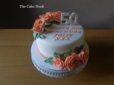 50th Birthday Cake - Cake by Zoe White