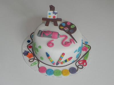 cake paint  - Cake by cendrine