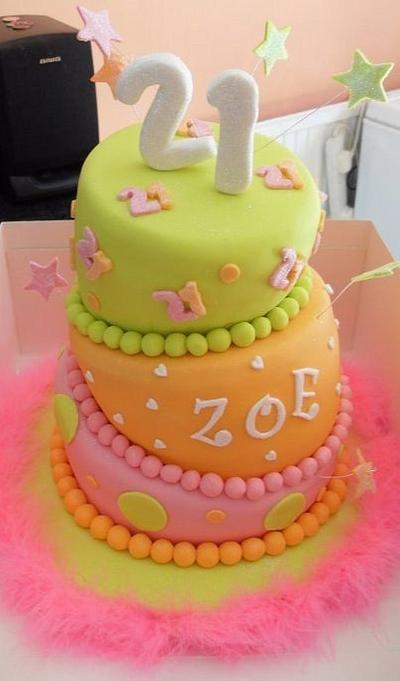 wonky cake - Cake by lillybellscakes