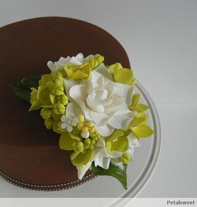 Birthday Gardenias - Cake by Petalsweet