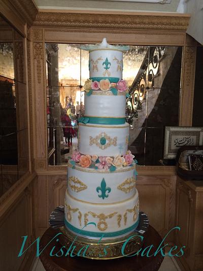 CHIC WEDDING CAKE - Cake by wisha's cakes